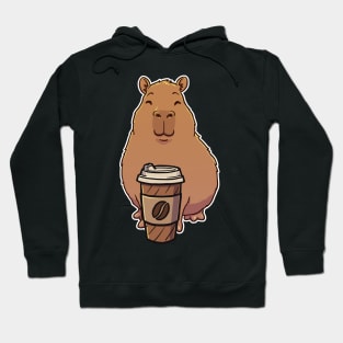 Capybara Take Away Coffee Hoodie